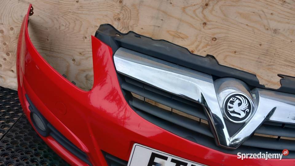 OPEL CORSA D ZDERZAK PRZÓD HALOGEN Z547 Zbierkowo