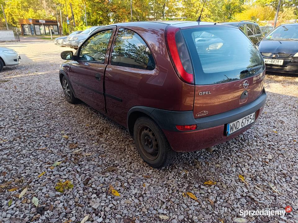 OPEL CORSA 2010 12 B 75 SPRAWNY benzyna mazowieckie