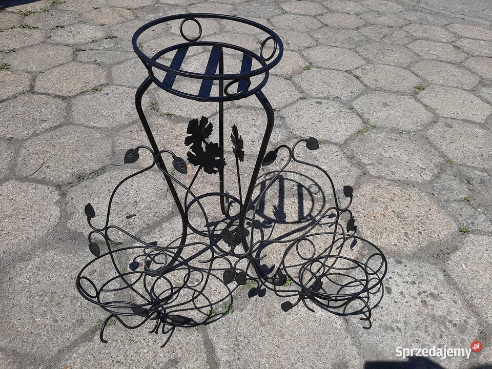 Kwietnik metalowy zestaw 3 sztuki Pozostałe Chorzów