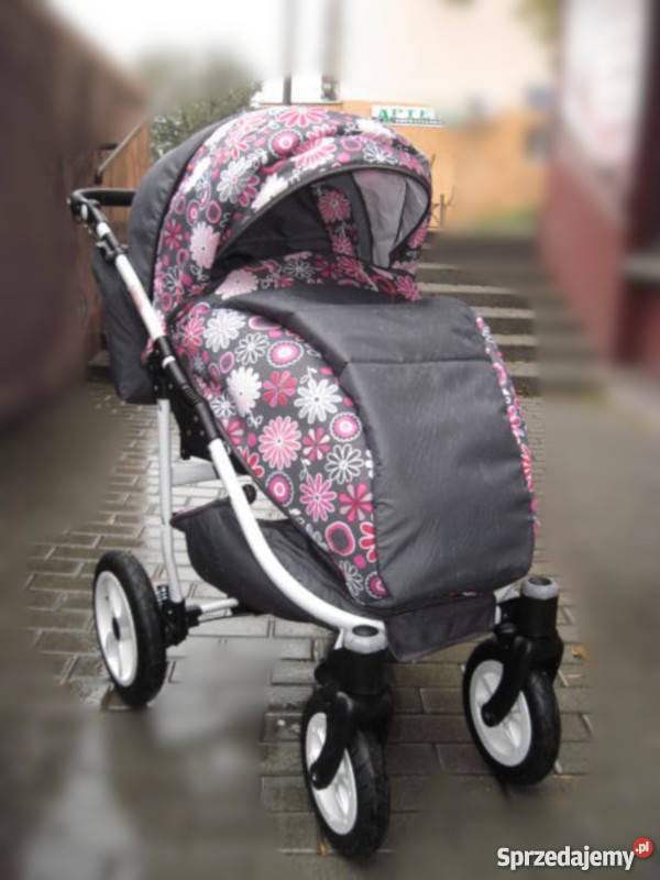 Wózek Zippy Lux 3w1 kwiaty Łódź
