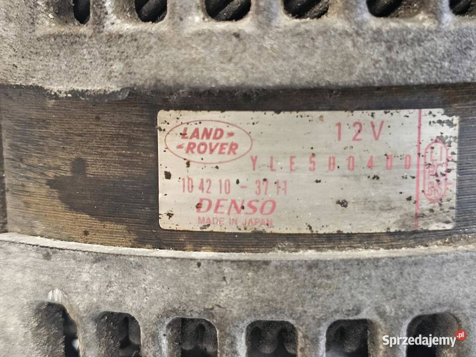 RANGE ROVER SPORT 27 TDV6 276DT 190 alternator