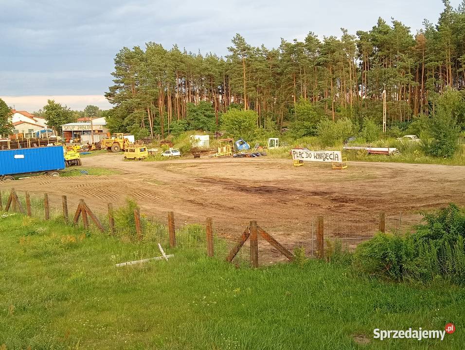 Plac teren wynajmę place do wynajęcia Żurawia 87 handlowo-usługowa Biała Rawska