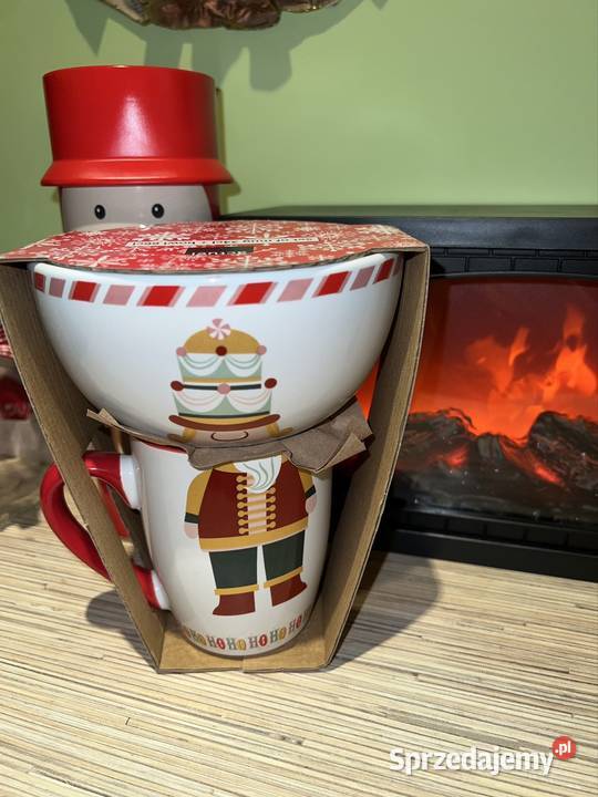 Zestaw prezentowy świąteczny z kubkiem i miską Miski Katowice