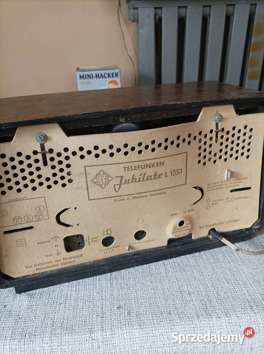 Małe radia lampowe Telefunken Loewe Opta Płock