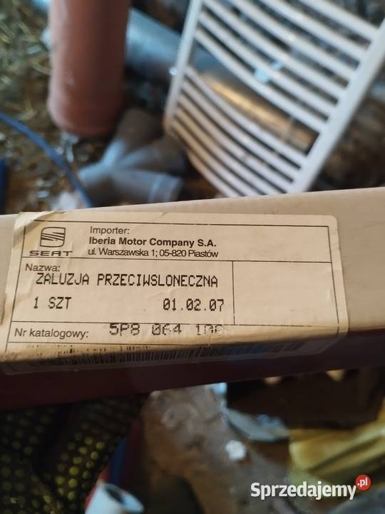 Roleta przeciwsłoneczna seat altea xl tylna Kamienica sprzedam