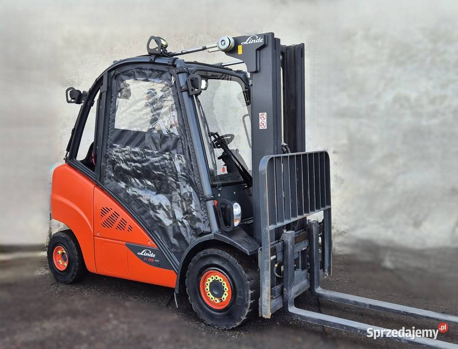 Wózek widłowy Linde H35 wolny skok KABINA Linde Motoryzacja Rybnik