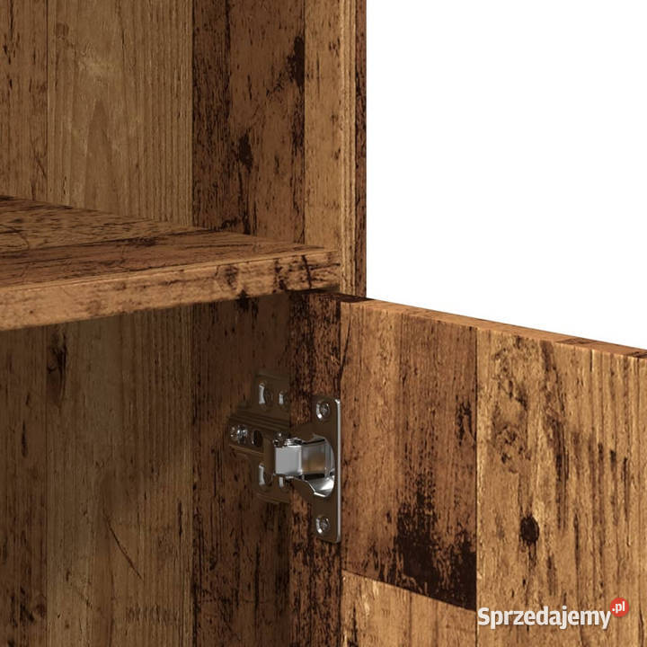 Szafka na kółkach stare drewno 55x40x91 WM853189 Warszawa