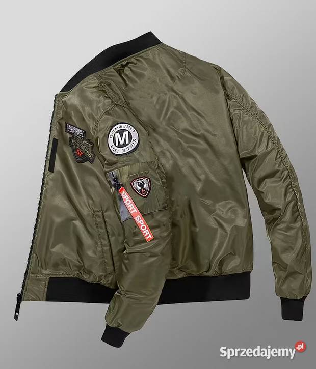 Kurtka Taktyczna Męska z Kołnierzem Baseball Szczecin sprzedam