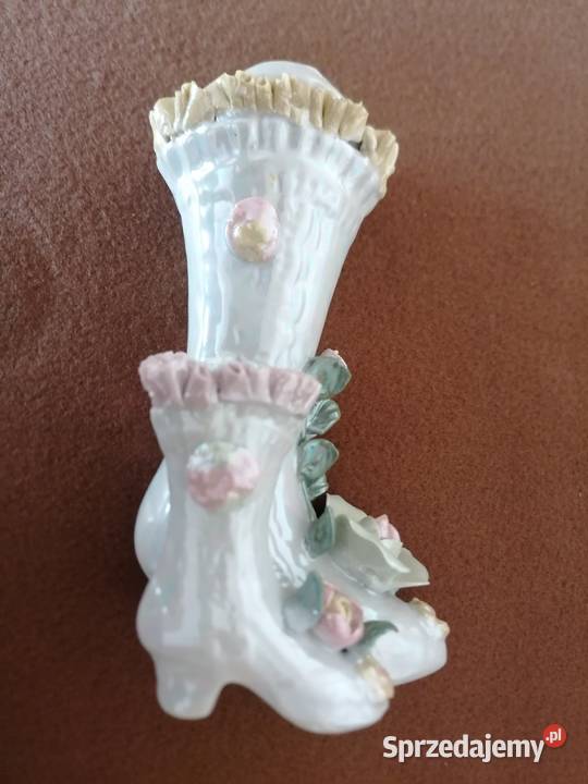Porcelanowy bucik perłowy wysokość 16 Łódź sprzedam