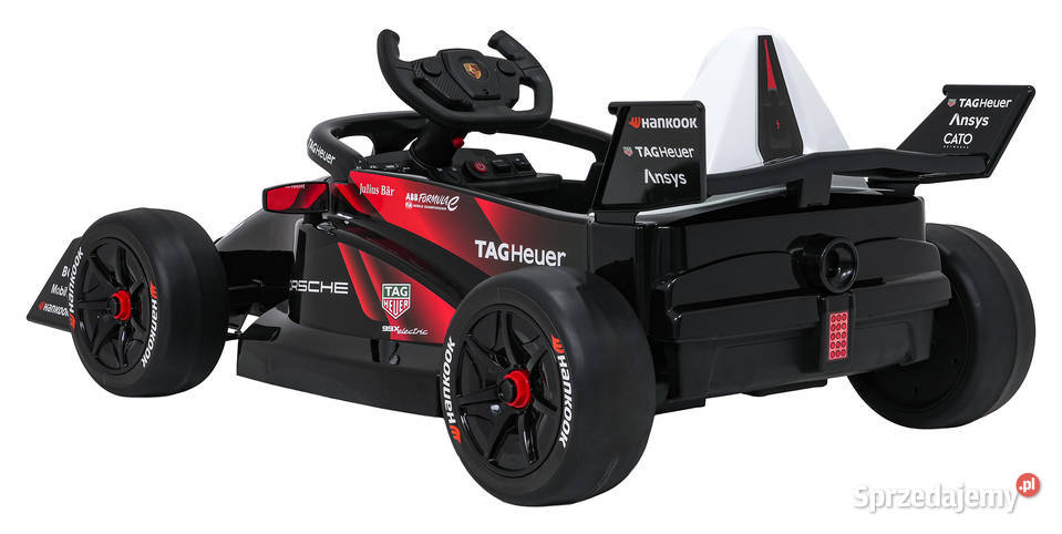 Pojazd Bolid Formuły E Porsche Czerwony Łopuszno