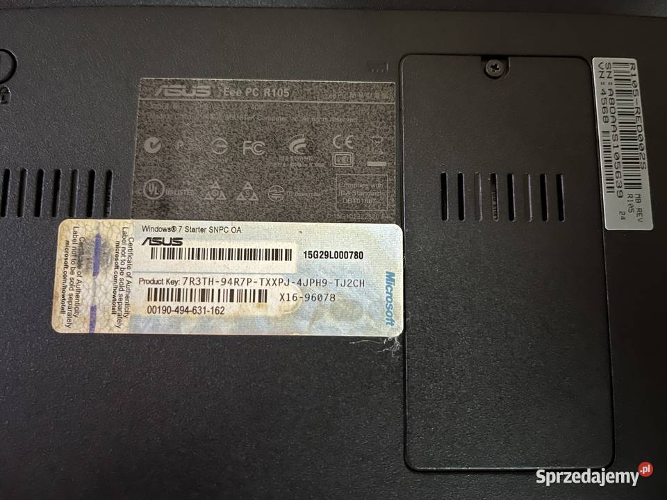 Asus Eee R105 Puńsk