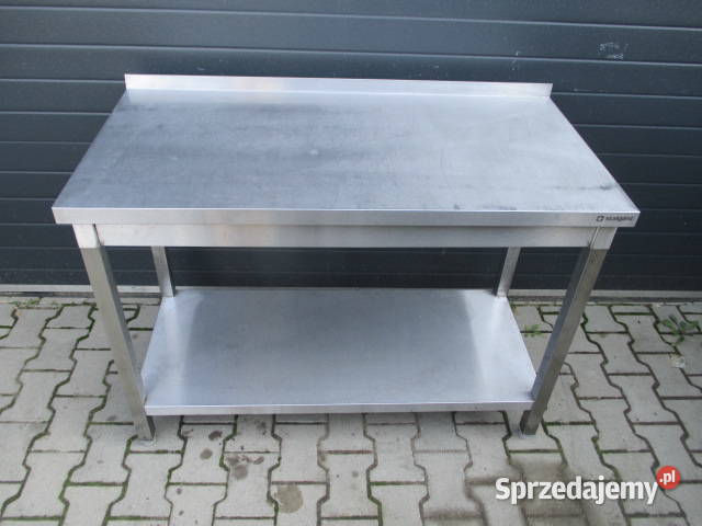 STÓŁ GASTRONOMICZNY PRZYŚCIENNY Z PÓŁKĄ 1206085 Ostrów Wielkopolski