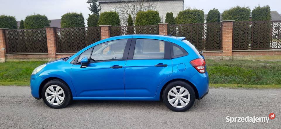 Citroen C3 II 2010r 11 8v BG Sekwencja Przebieg niebieski Radom sprzedam