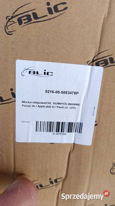 miska oleju opel zafira osobowe