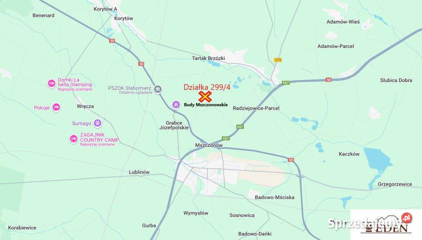 Działka Budy Mszczonowskie 2400m2