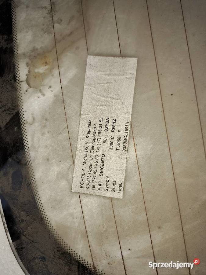 Szyba przednia bmw opel VW ford Brzeg