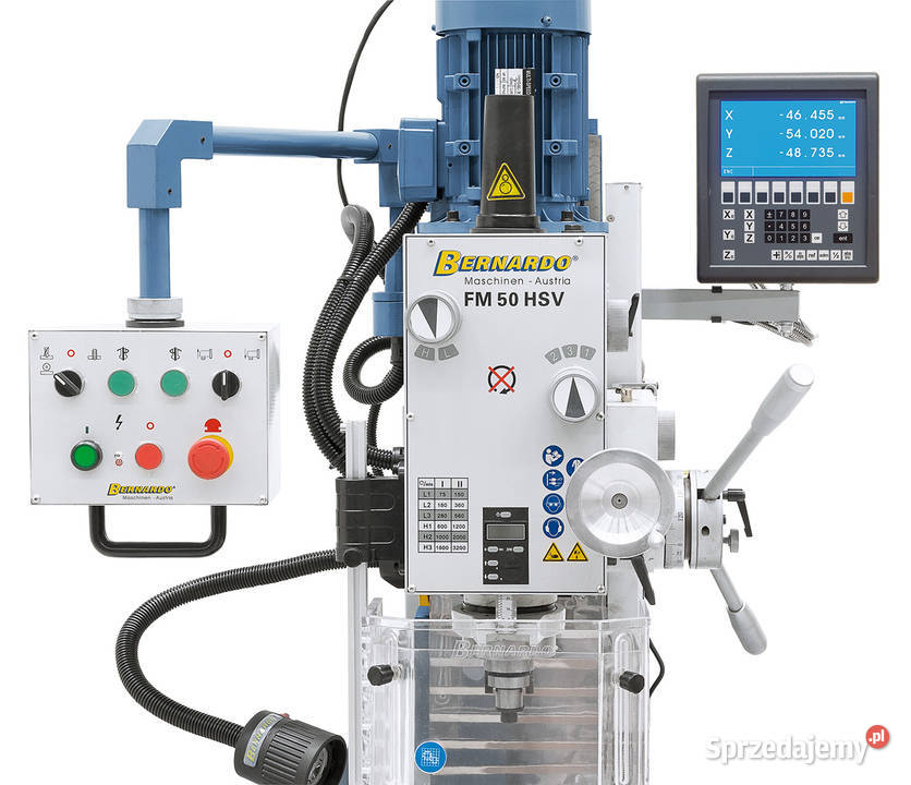 Wiertarka frezarka FM 50 HSV Bernardo Austria Produkcja Bydgoszcz