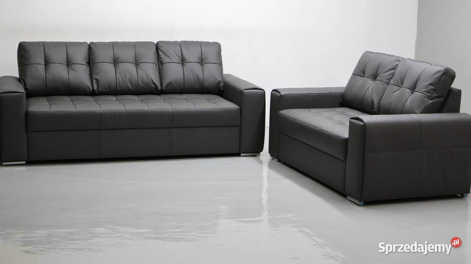 RIX KOMPLET 32 sofy kanapy zestaw popielata