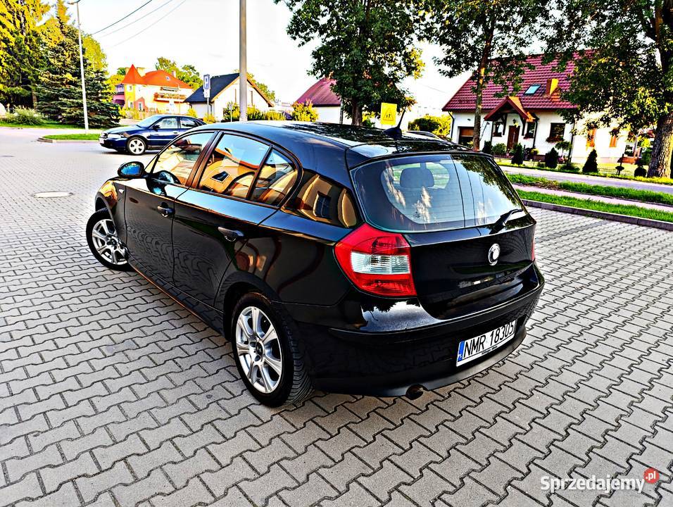 BMW seria 116 benzynaNiski przebiegSUPER stan czarny Korsze sprzedam