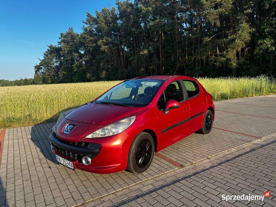 Peugeot 207 16 HDi 145 sleeper czerwony Kalisz sprzedam