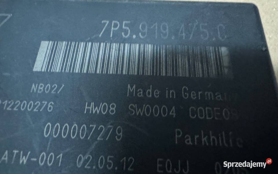 PORSCHE CAYENNE MODUŁ PARKOWANIA 7P5919475C
