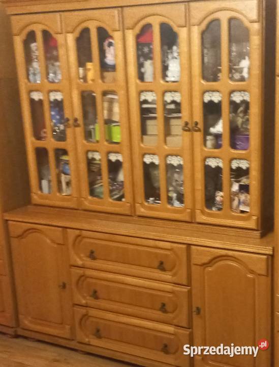 stylowy kredens z komodą 216cm śląskie Ruda Śląska