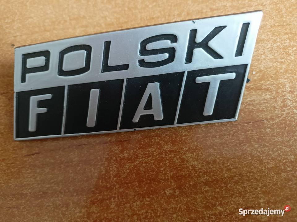 Emblemat POLSKI FIAT Fiat 126p ORYGINAŁ z PRL Tarnobrzeg