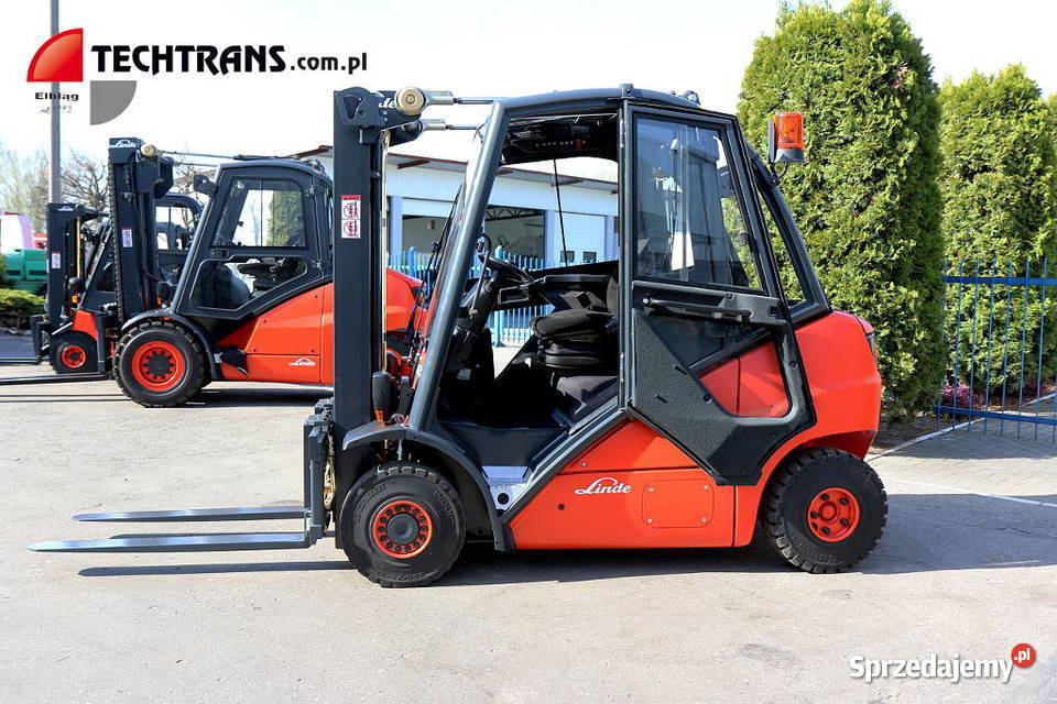 Linde H35 wózek widłowy używany 35 t Triplex