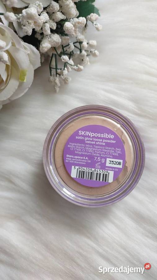 Puder sypki do twarzy rozświetlający velvet Olkusz