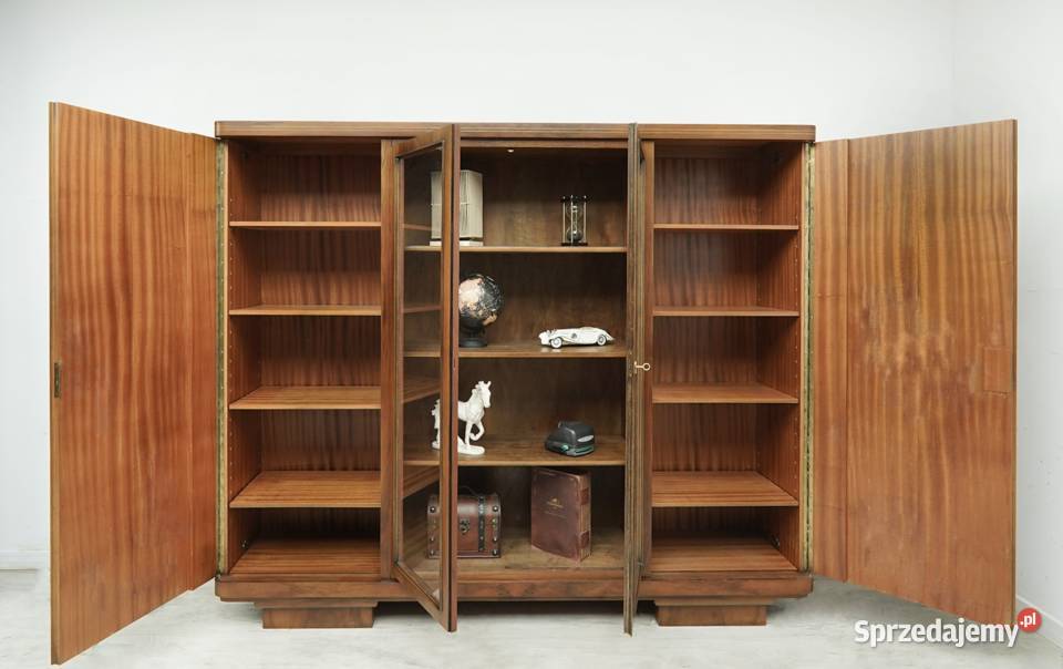 Zabytkowy gabinet art deco z lat 40tych Jerka