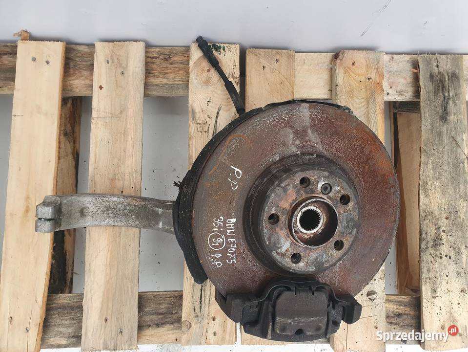 BMW X5 E70 35i Xdrive PRAWA PIASTA ZWROTNICA Zawieszenie i amortyzacja Rudka