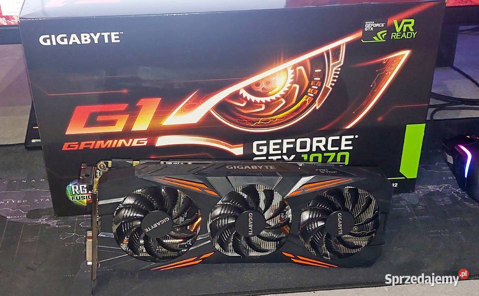 Gigabyte GTX 1070 G1 Gaming WindForce3 REV20 8gb małopolskie