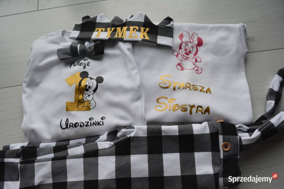 Komplet na roczek urodziny chłopiec elegancik r pomorskie Waćmierz sprzedam