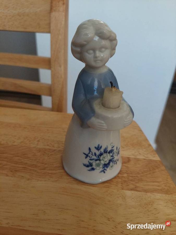 Porcelanowy świecznik Figurka Mirosławiec