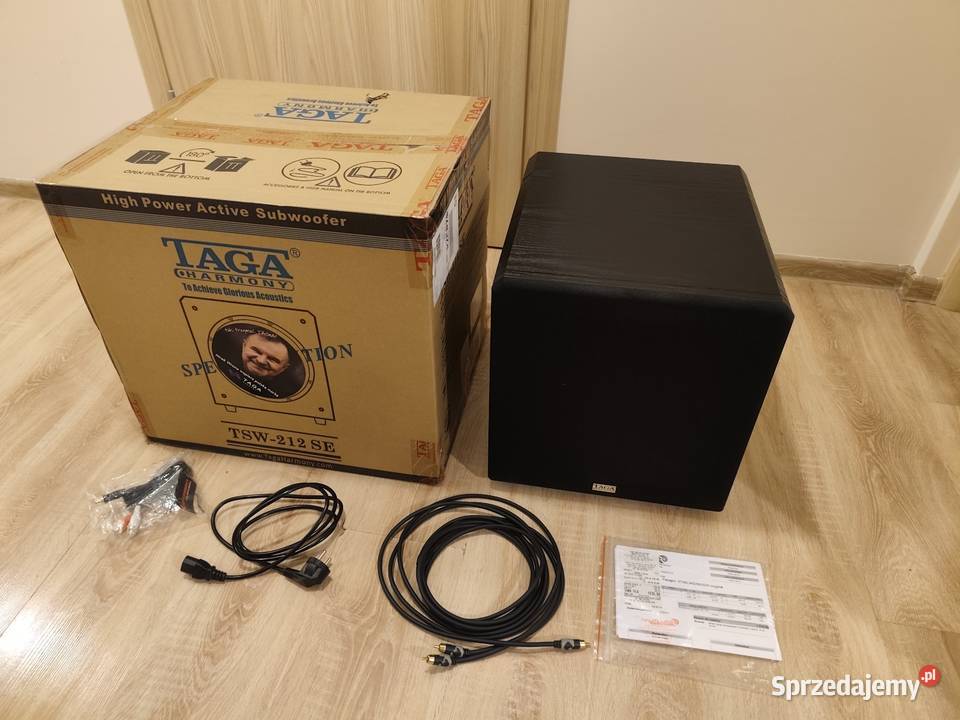 Subwoofer aktywny Taga Harmony TSW212 SE Czarny