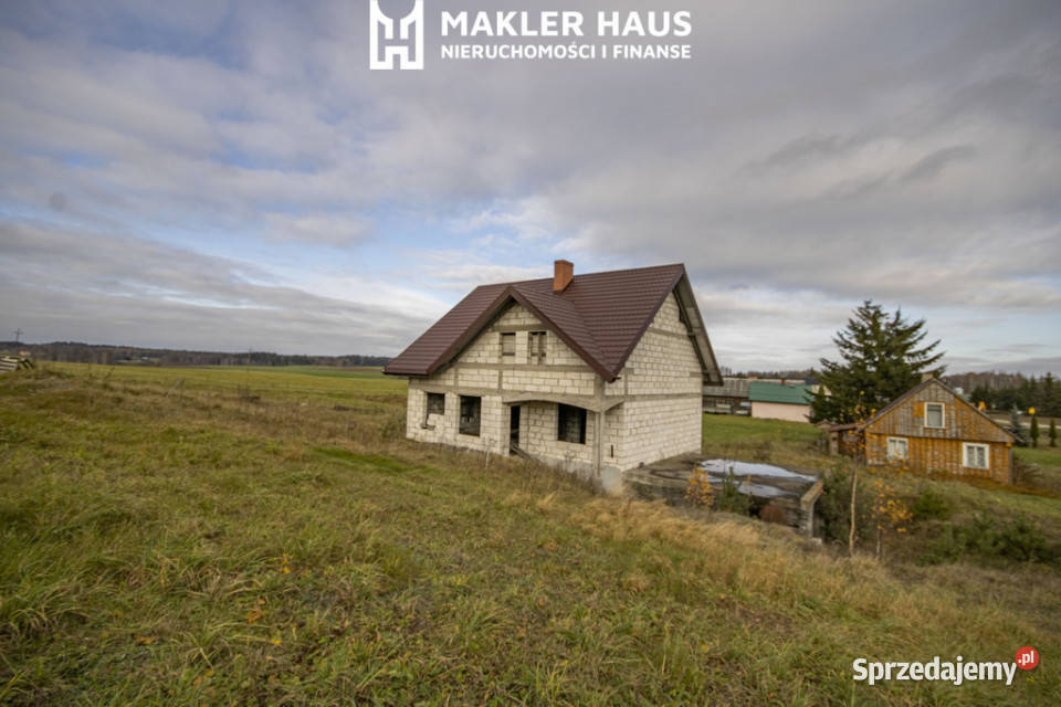 Siedlisko z rozpoczętą budową domuPrzejma Wysoka Przejma Wysoka