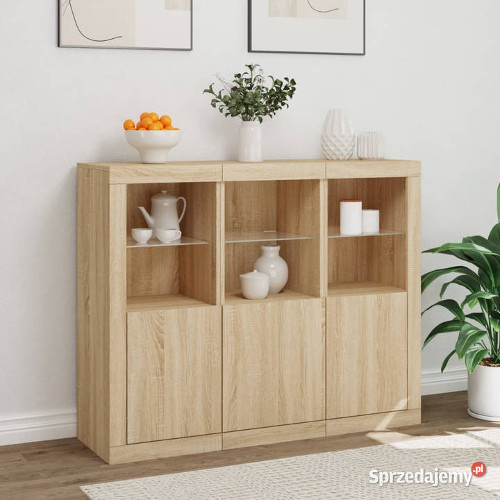 Szafki z oświetleniem LED 3 dąb sonoma WM3209102 Warszawa