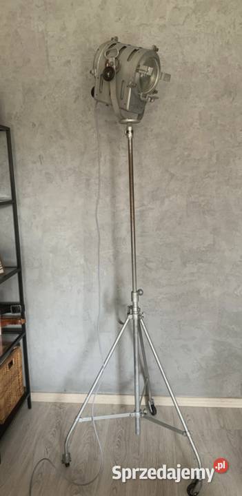 Lampa ikona PRL teatralna Vintage loft Poznań