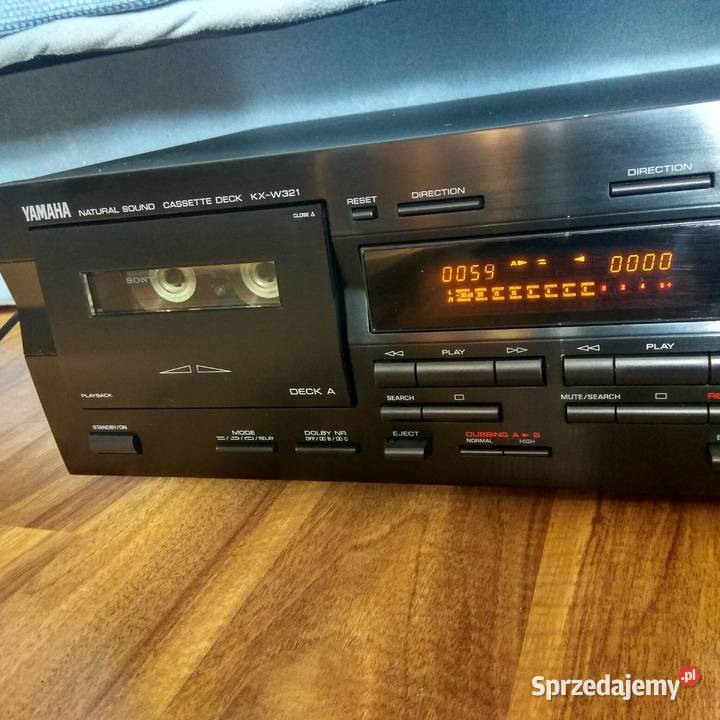Yamaha KXW321 wysokiej klasy magnetofon z Magnetofony sprzedam