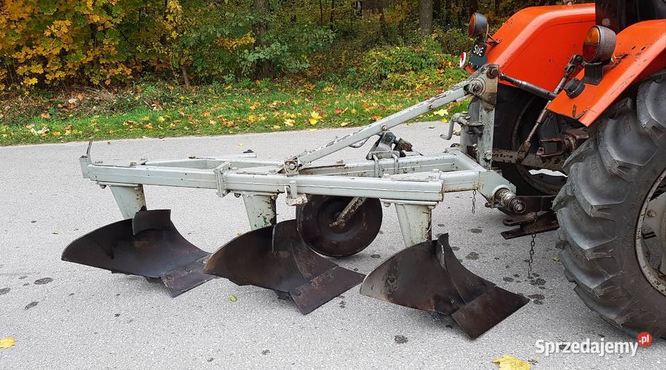 Pług zagonowy 3skibowy Duży Grudziądz wysoka Pługi małopolskie Dąbrowa Tarnowska sprzedam