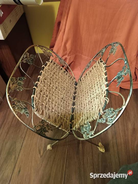 Gazetownik stojak na czasopisma gazety vintage