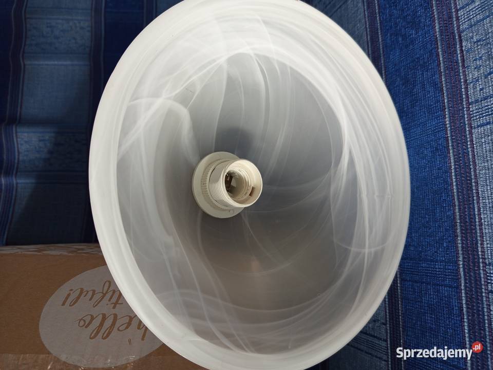 Kinkiet Secesja szklany mrozowy klosz antycznego Warszawa