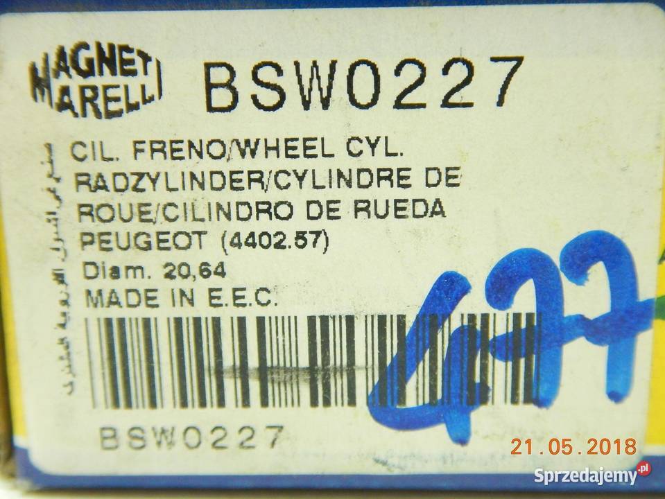 Cylinderek hamulcowy PEUGEOT 306 9401 505 8293