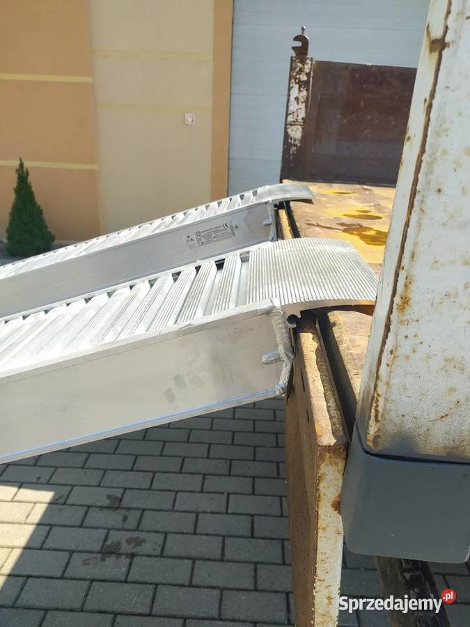 Najazdy aluminiowe do minikoparek 25m do 45m do
