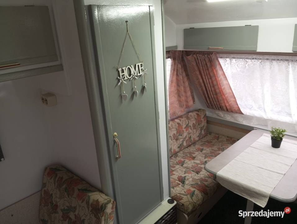 Przyczepa kempingowa na budowę działkęstróżówka