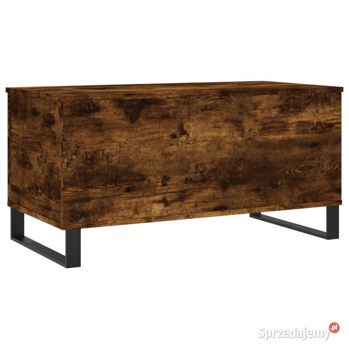 Stolik kawowy przydymiony dąb 90x445x45 WM830985 mazowieckie Warszawa