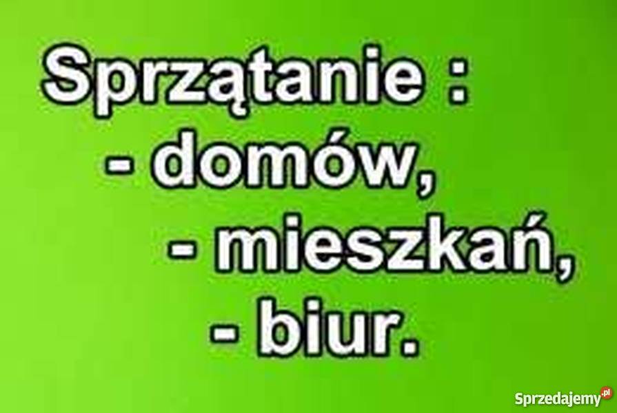 Firma sprzątająca kompleksowe sprzątanie