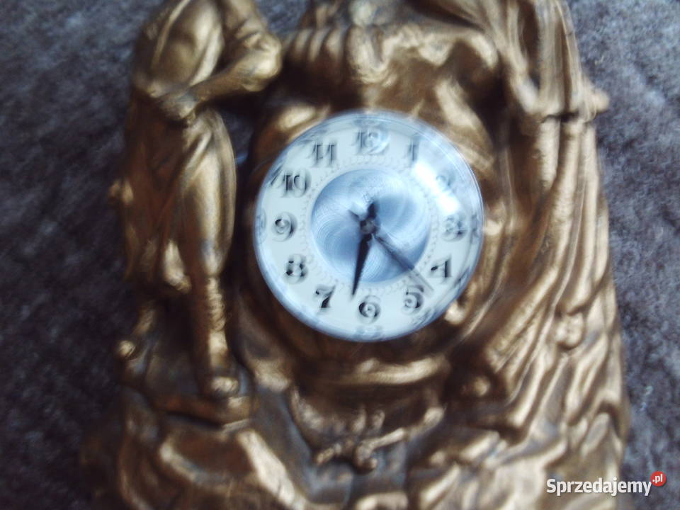 Stary figuralny zegar kominkowysprawny Kalisz sprzedam