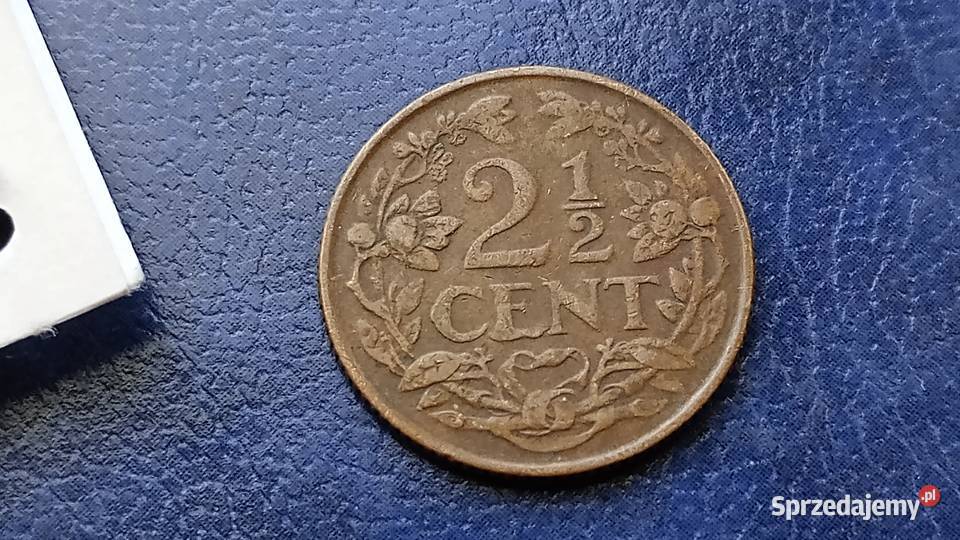 Stare monety 2 12 cent 1947 Curacao Numizmatyka Lesko