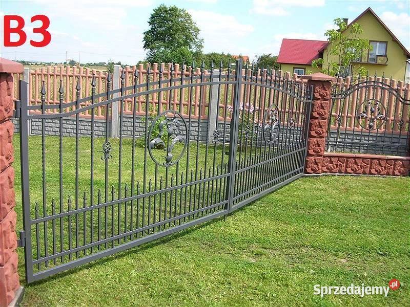 Brama kuta wjazdowa skrzydłowa przesuwna Kutno